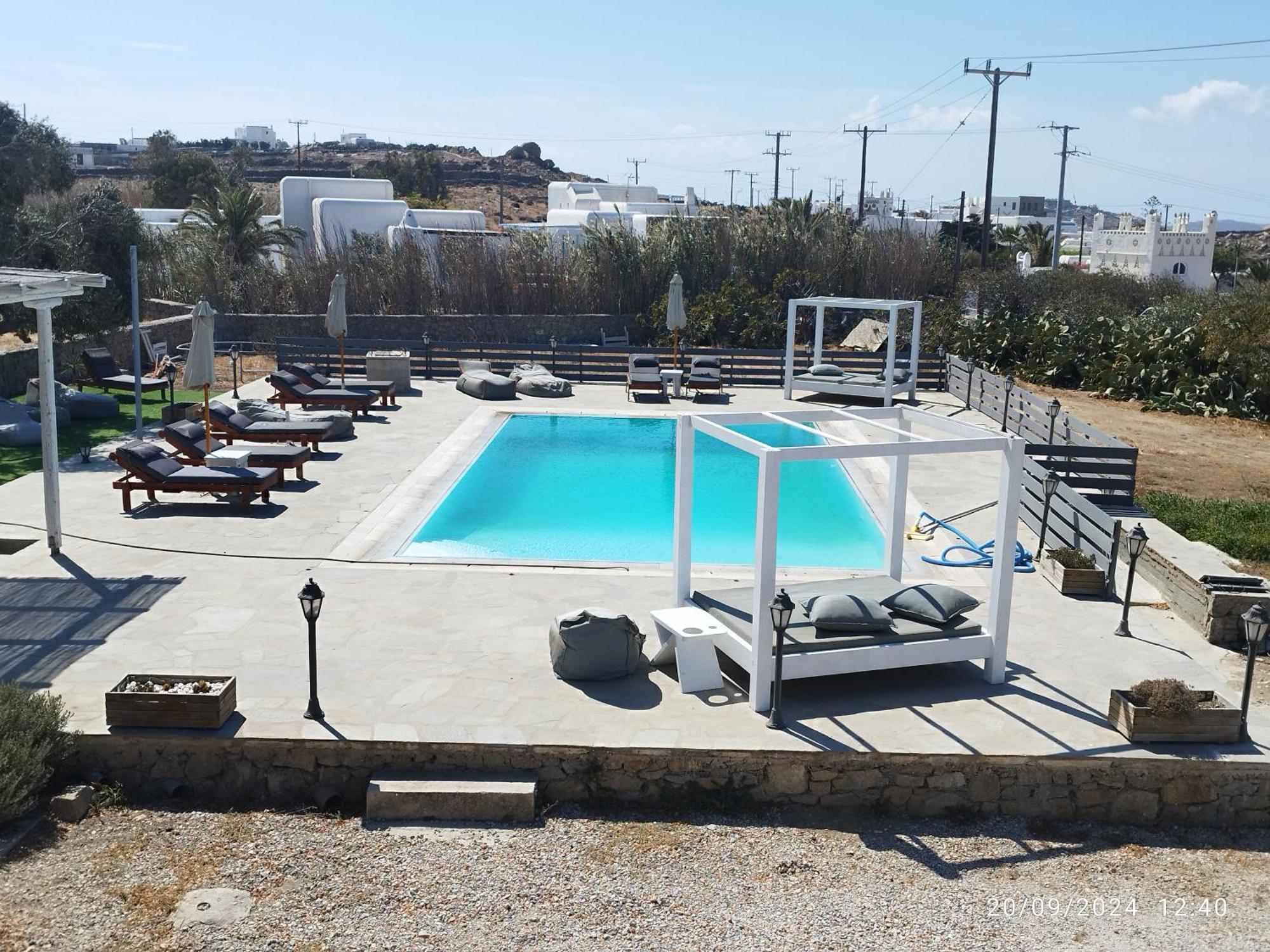 Nikos Rooms Mykonos Town Exterior foto